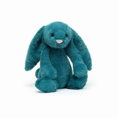 Jellycat Bashful Mineral Blue Conejitos | TOXH-74809